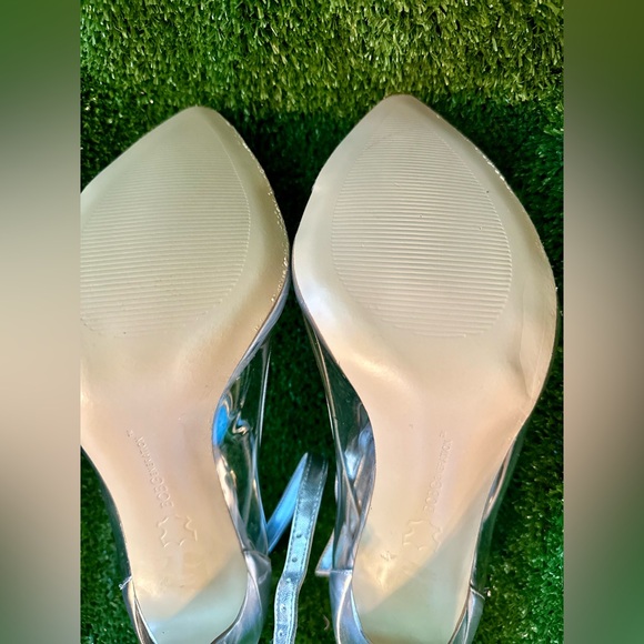 BCBGeneration “BG-Cynthia” Brand New in Box Heels, Size 11 M, Silver/Transparent - Picture 10 of 12